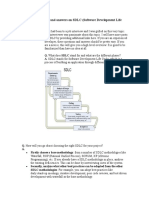 Interview Questions and Answers On SDLC