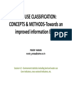 Land Use Classification: CONCEPTS & METHODS-Towards An Improved Information Basis