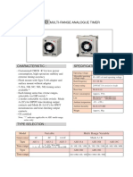 Rele Za Vreme Analogovo Ah3 ND 12vdc SPDT Ili DPDT 5a 1min 10h 0