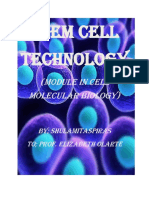 Stem Cell Technology: (Module in Cell Molecular Biology)