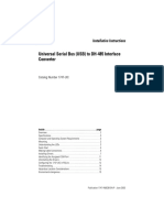 Universal Serial Bus (USB) To DH-485 Interface Converter: Installation Instructions