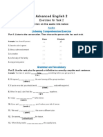 Exercises For Task 2