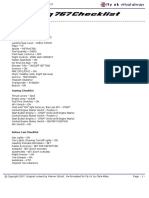 Ukv PRD B767 Checklist PDF