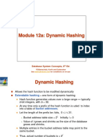 Module 12a: Dynamic Hashing: Database System Concepts, 6 Ed