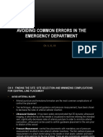 Avoiding Common Errors in The Ed