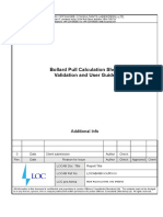 Bollard Pull Calculation Sheet Validation and User Guide: Additional Info