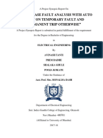 Project Synopsis (3 PH Fault Analysis)