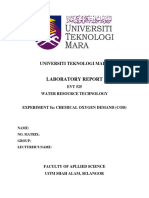 Laboratory Report: Universiti Teknologi Mara