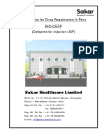 Cefepime For Injection USP (Dossier) PDF