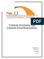 Corporate Governance and Corporate Social Responsibility