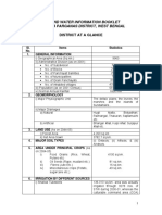 Ground Water Information Booklet South 24 Parganas District, West Bengal