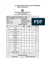 Regular Courses Results - Day Theme