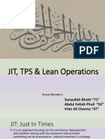 JIT and Lean Operation Heizer