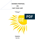 "Chav": A Business Proposal ON Fast Food Café