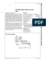 LM6584 TFT-LCD Quad, 13V RRIO High Output Current Operational Amplifier