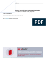 Design and Implementation of Low Cost Thrust Benchmarking System (TBS) in Application For Small Scale Electric Uav Propeller Characterization