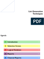 1.list Generation Techniques