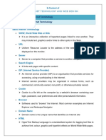 Chapter: 1.4 Basic Internet Terminology Topic: 1.4.1 Basic Internet Terminology