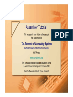 Assembler Tutorial PDF