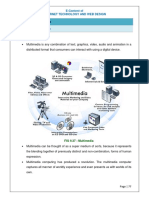 Chapter: 9.9 Multimedia Topic: 9.9.1 Multimedia: E-Content of Internet Technology and Web Design