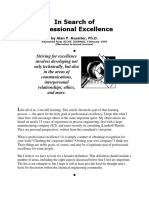 Alan P Rossiter's 8 Aspects of Proffessional Excellence