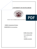 Central University OF South, Bihar: SUBJECT:-Interpretation of Statutes Submitted To