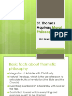 St. Thomas Aquinas: Moral Philosophy