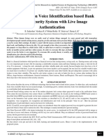 High Protection Voice Identification Based Bank Locker Security System With Live Image Authentication