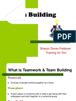 Team Building: Sharon Doner-Feldman Training For You