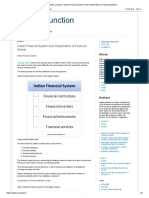 Classification of Financial Market