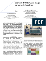 Visual Comparison of Underwater Image Enhancement Algorithms