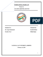 (International Trade Law Project On Inclusive Growth and Wto'