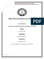 A Close Analysis of Section 6 Income Tax Act 1961: Hidayatullah National Law University