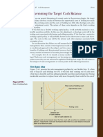 Determining The Target Cash Balance: Appendix 27A