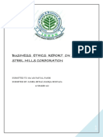 Business Ethics Report On Pakistan Steel Mills Corporation