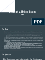 Schenck V Us Slides