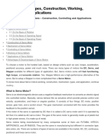 Servo Motor - Types, Construction, Working, Controlling & Applications