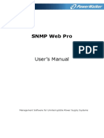 Manual SNMP Web Pro