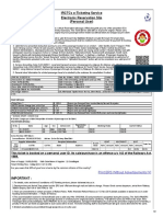 Irctcs E-Ticketing Service Electronic Reservation Slip (Personal User)