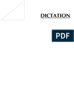 Dictation