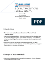 Benefits of Nutraceuticals in Animal Health