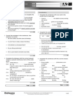 A2 Review Test 1 Standard