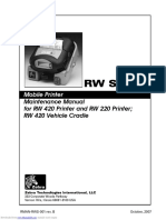 RW - 420 Manual de Servicio PDF