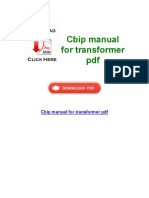 Cbip Manual For Transformer PDF