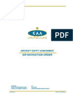 Air Navigation Order: Aircraft Safety Assessment