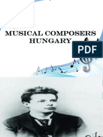 Musical Composers Hungary