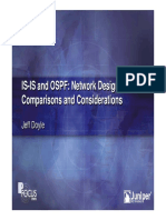 IS-IS and OSPF: Network Design Comparisons and Considerations