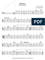 De Visee-Bourree Tab PDF