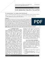 3g Umts Radio Network Optimsation Using Drive Test and Post Processing Tool