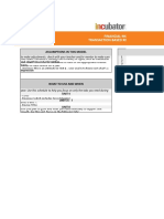 Financial Model Template Transaction